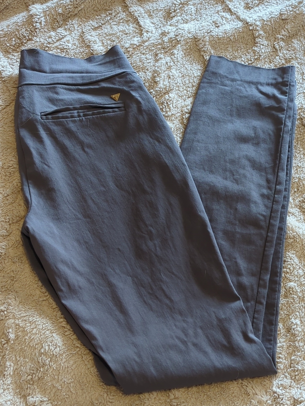Women’s Sleek Cigarette Pants in Charcoal Gray